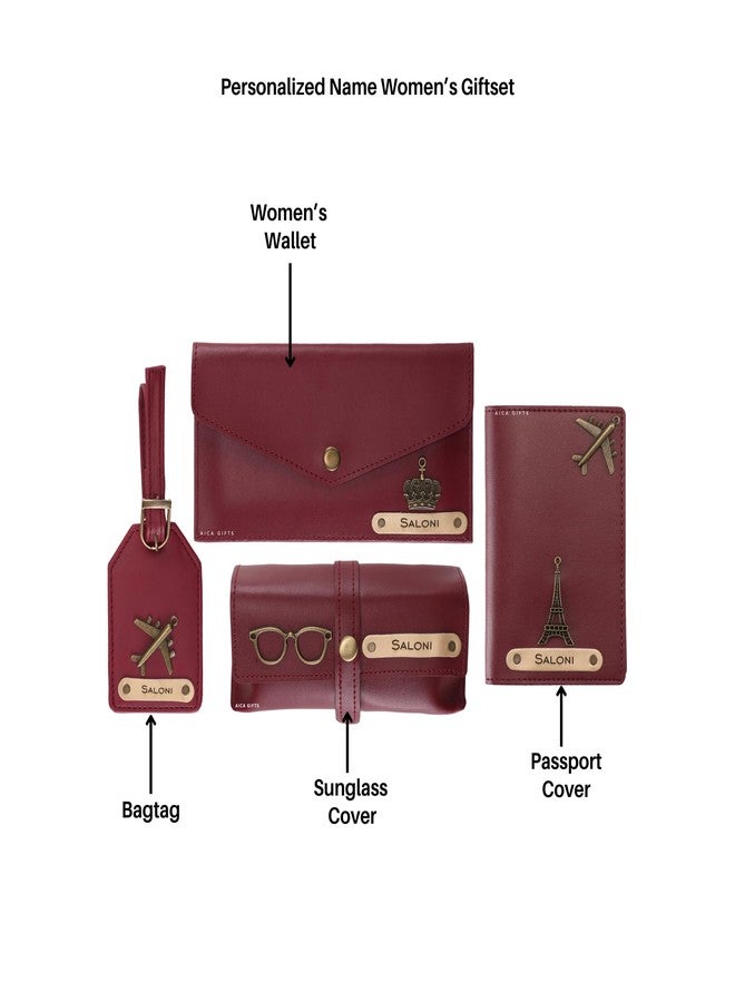 AICA Customised Name & Charm Gift Hamper for Women - Wine | Gifts for Woman | Return Birthday Gifts for Women |Christmas Gift for Woman Girls |Secret Santa Gifts for Office Staff - Image 2